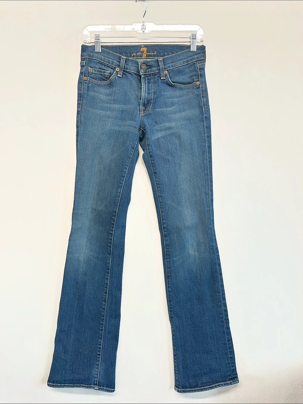 7 For All Mankind Original Bootcut Jeans Mercer Sz 27 x 33 U075N121U
